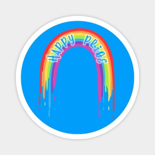 Happy Pride Rainbow Glow Magnet